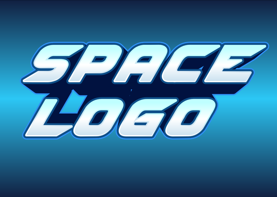 Fonte para logotipo de jogo estilo 'espaço'