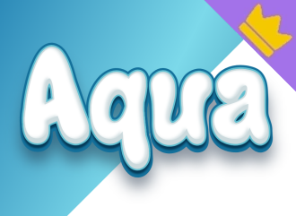 Adicionar uma fonte bonita em estilo aqua à foto, construtor de fontes bonitas com efeitos.