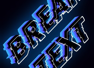 Criar um logotipo com estilo break