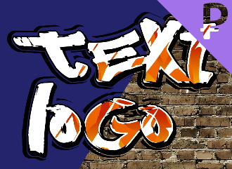 Inscrição de grafite adicionar um efeito de grafite bonito à fonte para o cabeçalho do canal ou pré-visualização de vídeo, design de grupos, redes sociais e publicidade