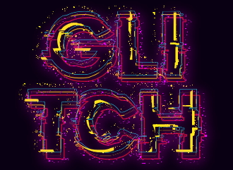 Gerador de logos Glitch de néon legais