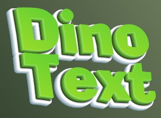 Inscrição legal em volume de texto Dino para criar online