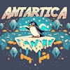 Logotipo da Antártica com uma fonte artística abstrata bonita - crie uma legenda bonita online