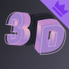 Criar um logotipo de texto fonte com efeito 3d