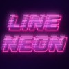 Adicionar um efeito neon brilhante à fonte no estilo de linhas neon brilhantes