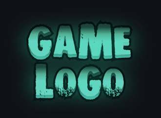 Logotipo de Jogo com uma Fonte Bonita